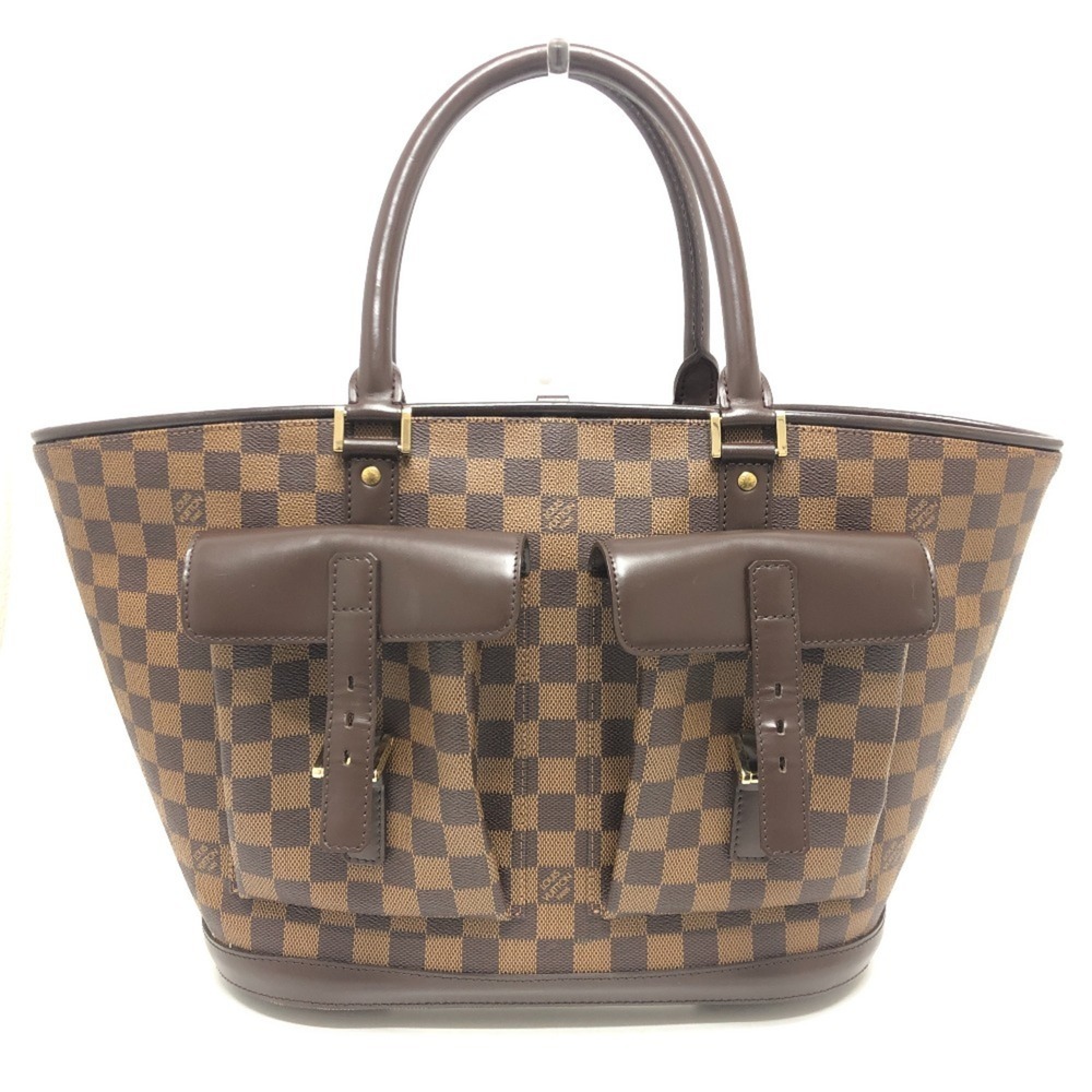 LOUIS VUITTON Brown Damier Canvas Tote Bag - Picture 1 of 13